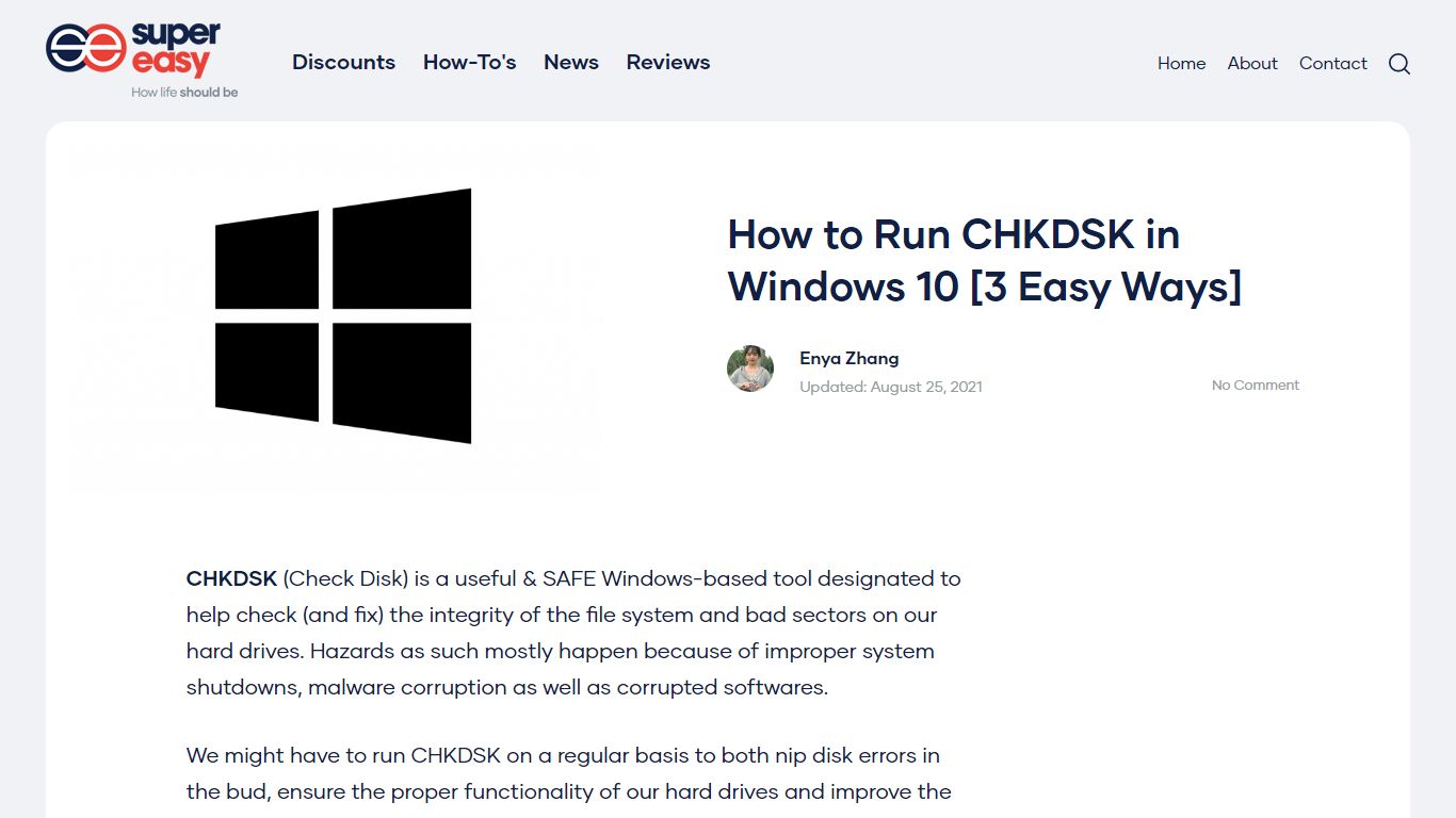 How to Run CHKDSK in Windows 10 [3 Easy Ways]